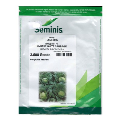 Семена капусты белокочанной Пандион F1 Семинис (Seminis) 2500 шт.