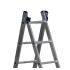 Двухсекционная алюминиевая лестница Алюмет 252 см. 2*6 ступеней Н2 5206