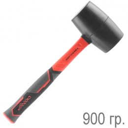 Киянка резиновая Dnipro-M Ultra fiberglass TPR 900 гр. черная