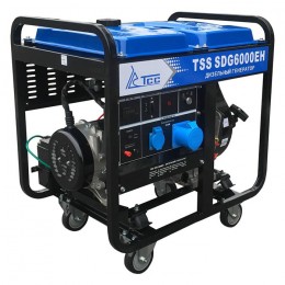 Дизельный генератор (электростанция) TSS SDG 6000EH 6-6.5 кВт.