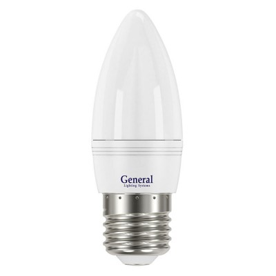 Светодиодная лампа General CF (C37) 7W E27 4500K Нейтральный свет