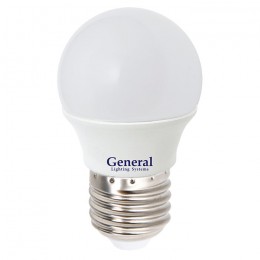 Светодиодная лампа General G45 8W E27 4500K Нейтральный свет