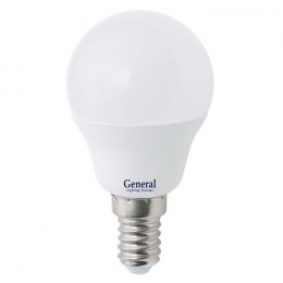 Светодиодная лампа General G45 8W E14 6500K Холодный свет