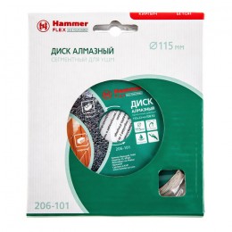 Диск алмазный Hammer Flex 206-101 DB SG 115*22 мм. сегментный
