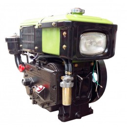 Дизельный двигатель c электростартером 10 л.с. 4-х тактный с водяным охлаждением