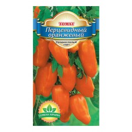 Семена томатов (помидор) Перцевидный оранжевый Семена Крыма 0.1 гр.