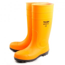 Сапоги резиновые со стальной защитой носка размер 43 Tolsen EN20345-S5